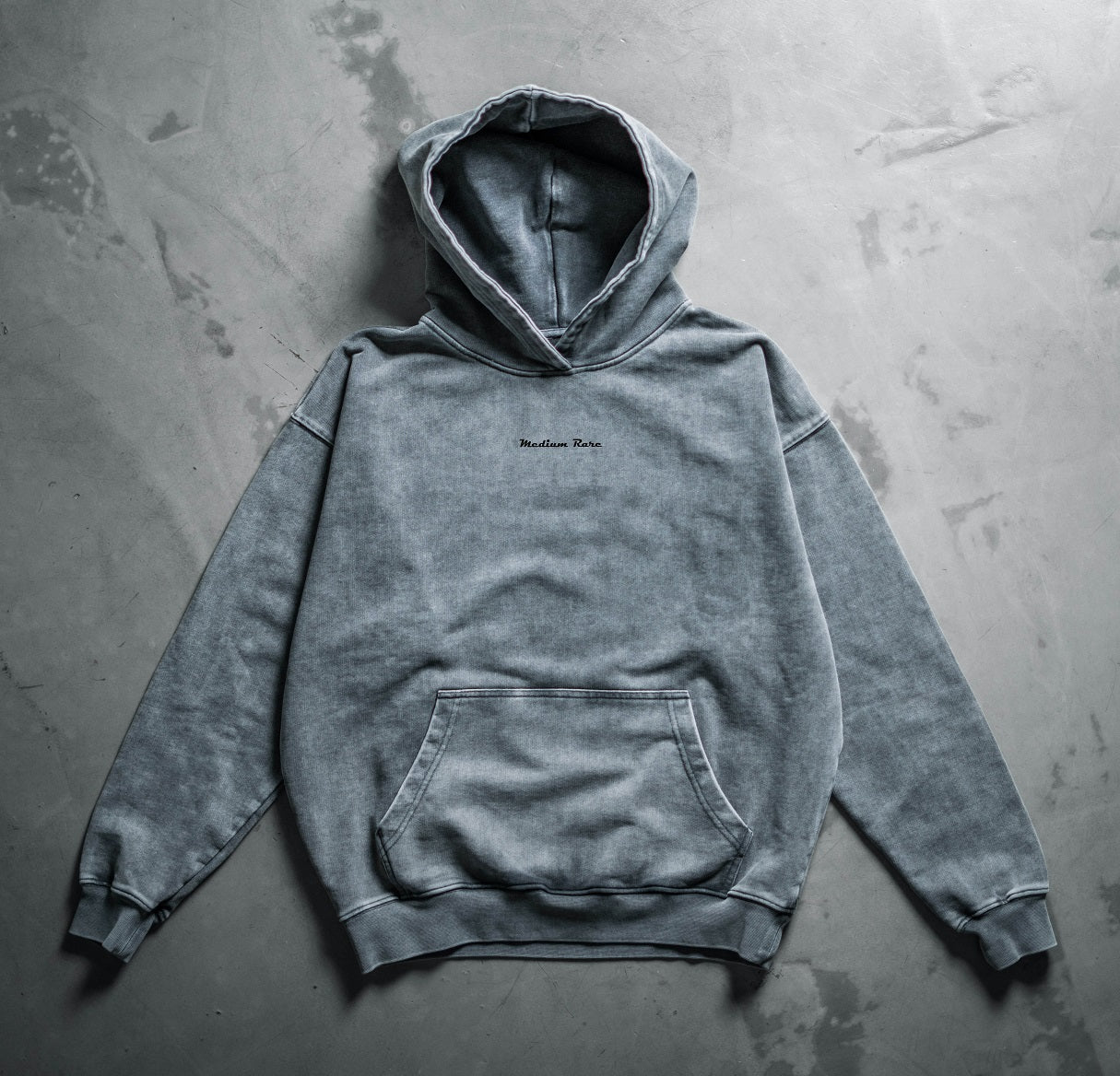 RAW HOODIE - VINTAGE GREY