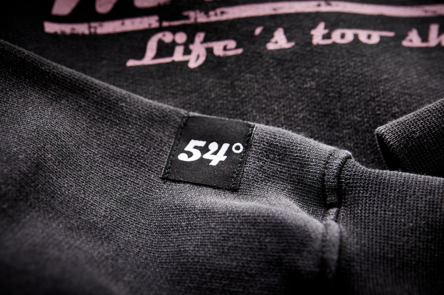 SIGNATURE HOODIE - VINTAGE BLACK / PINK