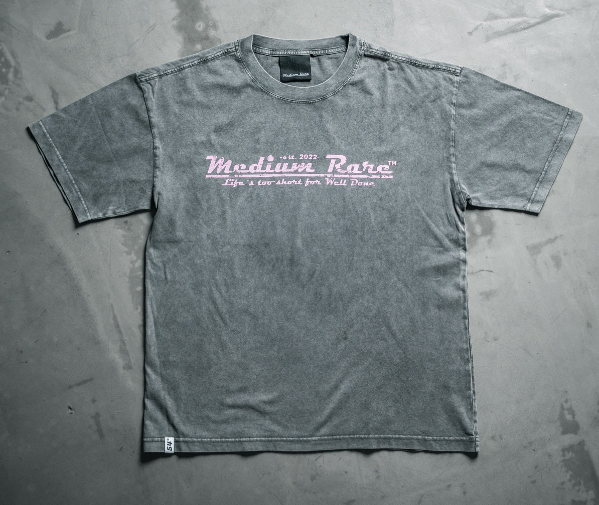 SIGNATURE SHIRT - VINTAGE GREY / PINK